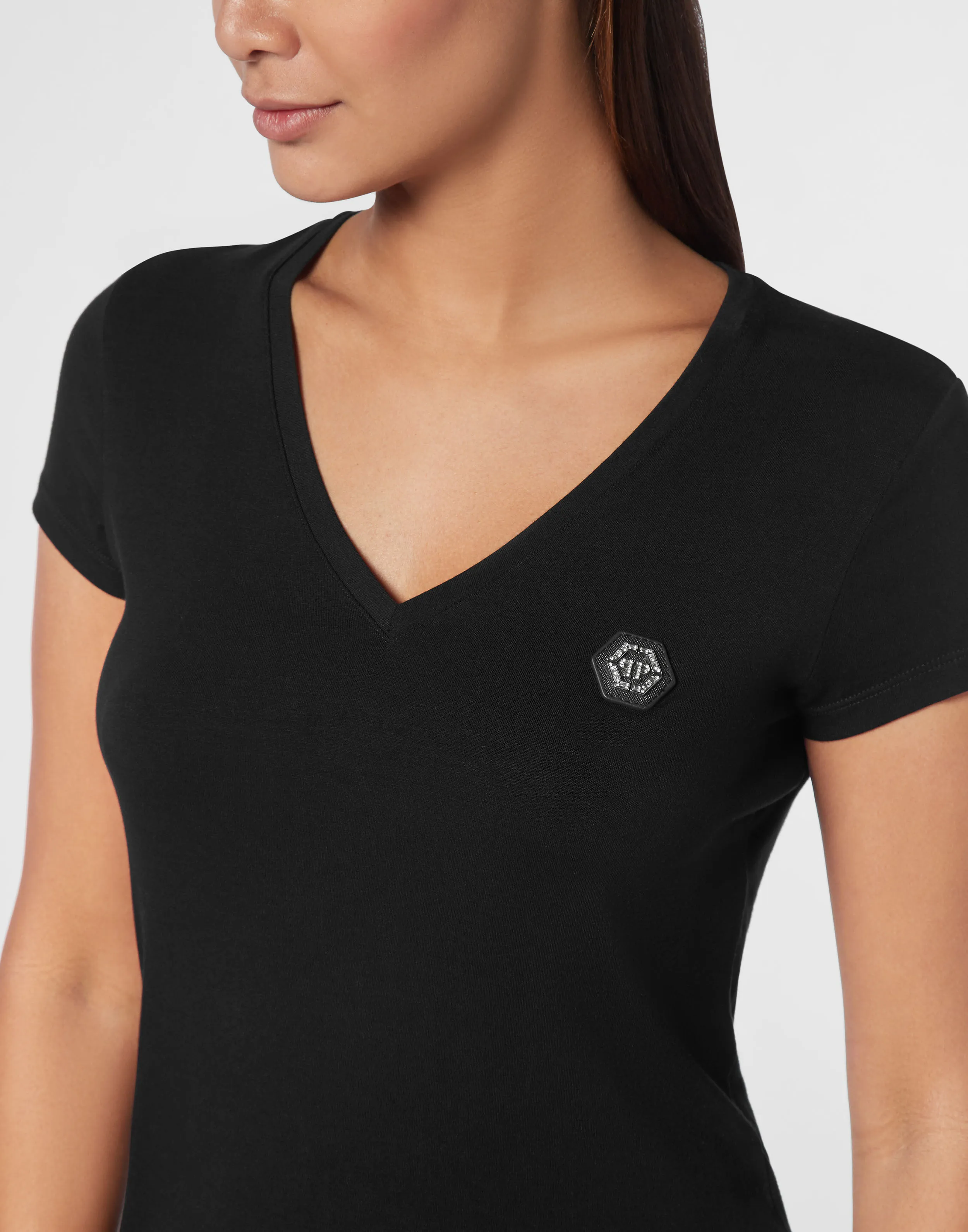 MODAL TSHIRT VNECK SS