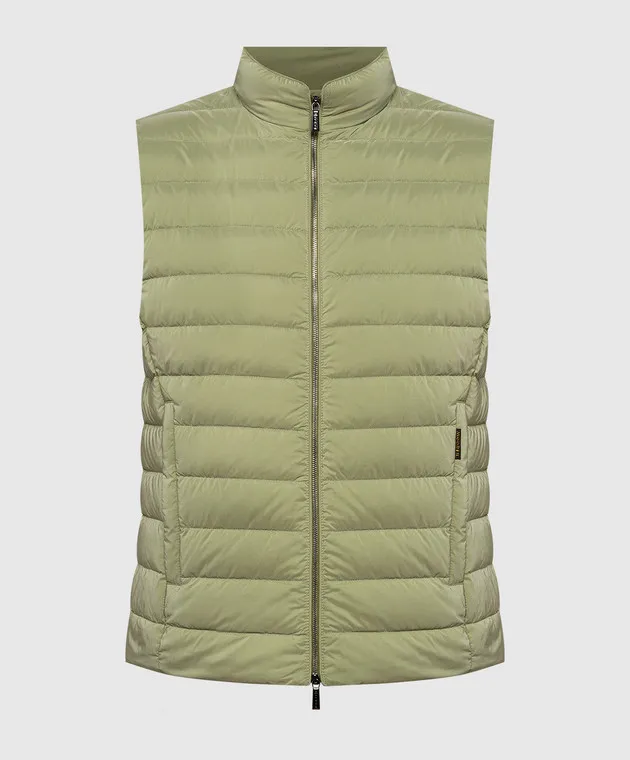 MooRER CALAF green down vest