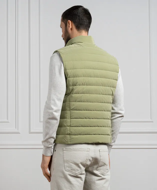 MooRER CALAF green down vest