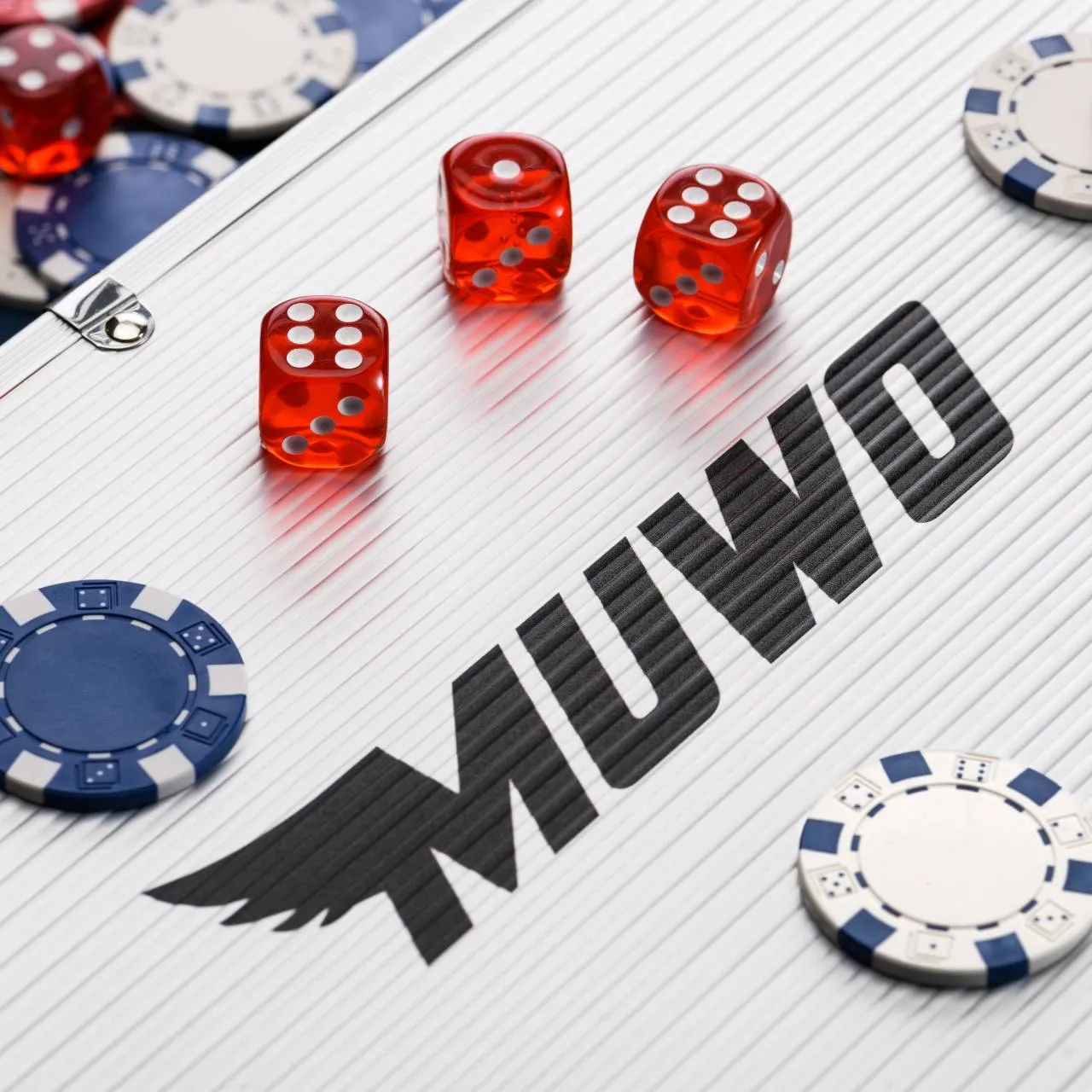 MUWO "ALL IN" ESTUCHE DE PóQUERCONJUNTO CON 300 FICHAS