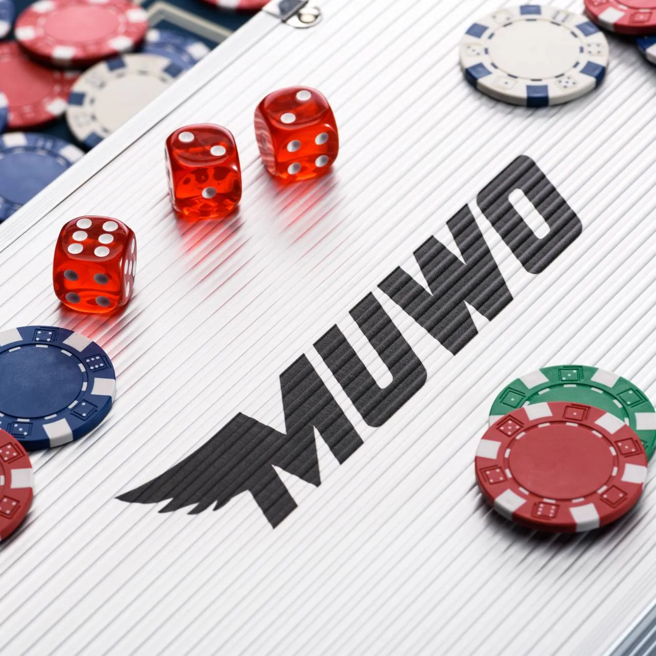 MUWO "ALL IN" ESTUCHE DE PóQUERCONJUNTO CON 500 FICHAS