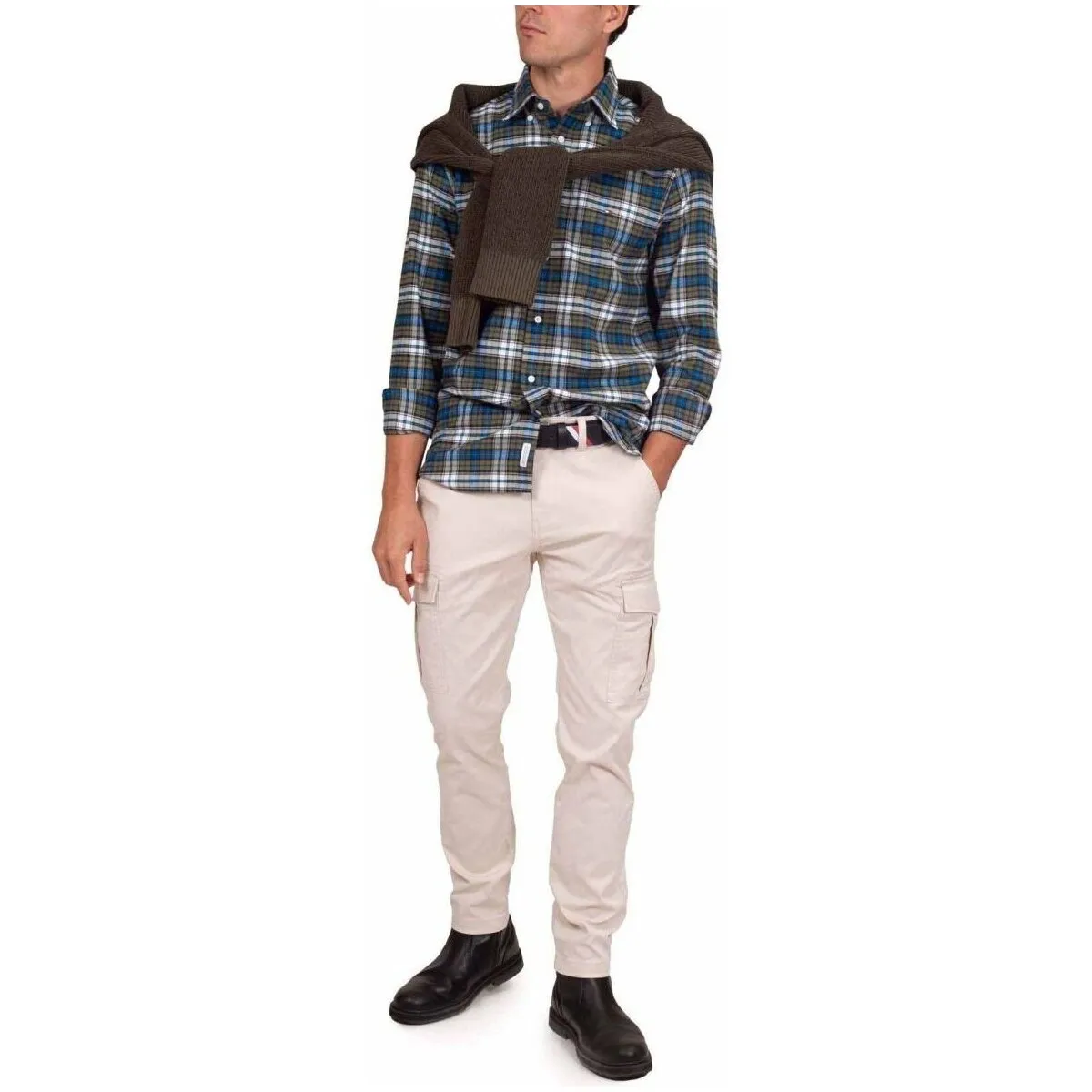 MW0MW32890 BRUSHED TARTAN0N1 PUTTING GREEN/MULTI