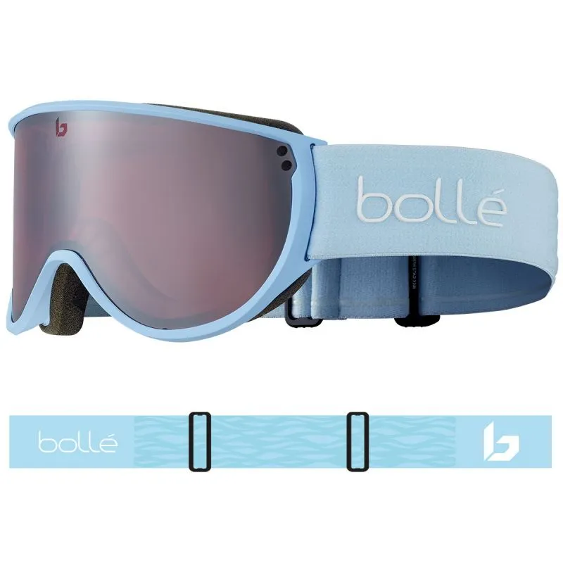 MáSCARA DE ESQUí BOLLé BLANCA (POWDER BLUE  VERMILION GUN)