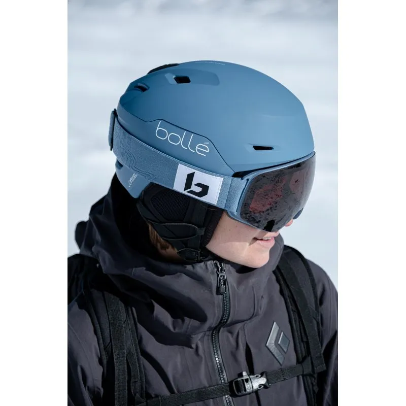 MáSCARA DE ESQUí BOLLé ECO TORUS M (STORM BLUE MATTE  VOLT BLACK) CAT. 3