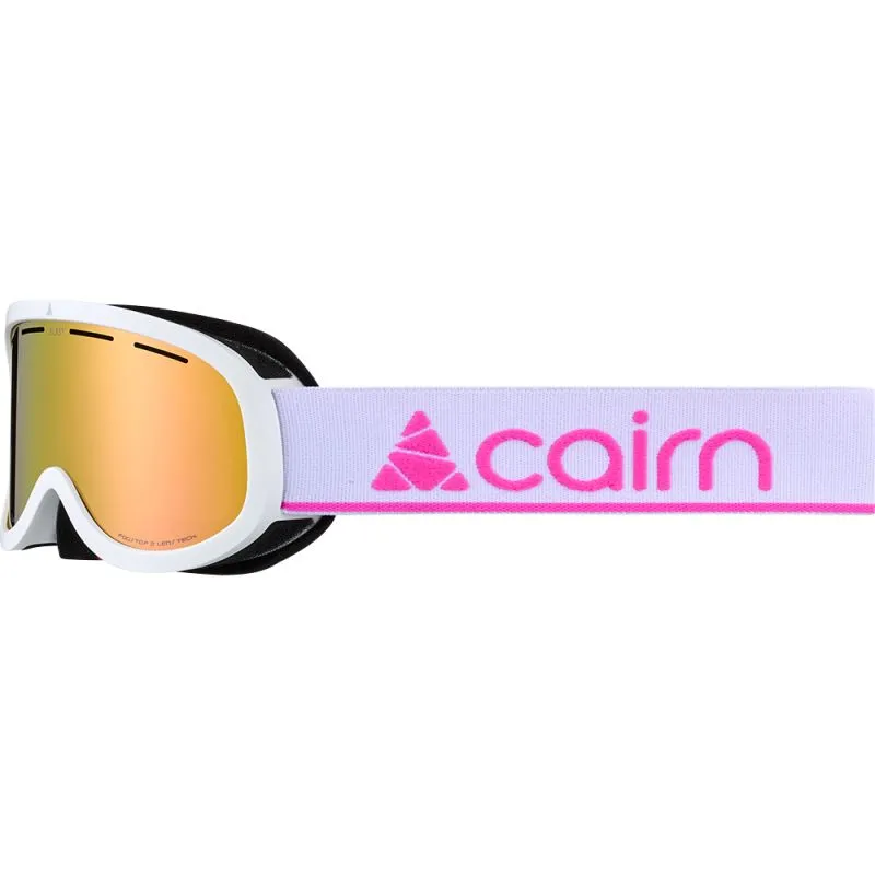 Máscara de esquí Cairn Blast Spx3000 (Mat White Neon Pink) Niño Cat. 3