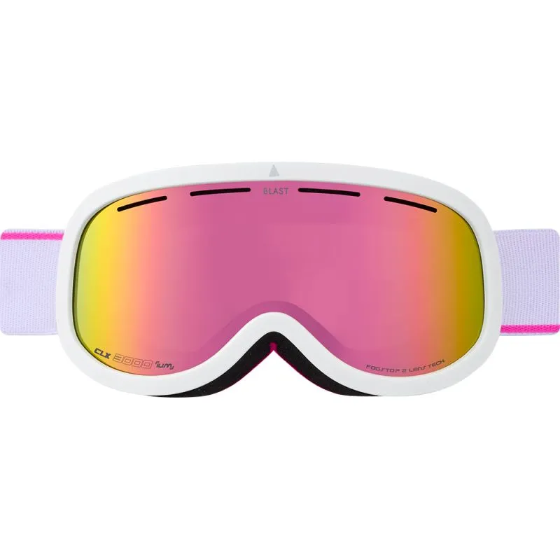Máscara de esquí Cairn Blast Spx3000 (Mat White Neon Pink) Niño Cat. 3