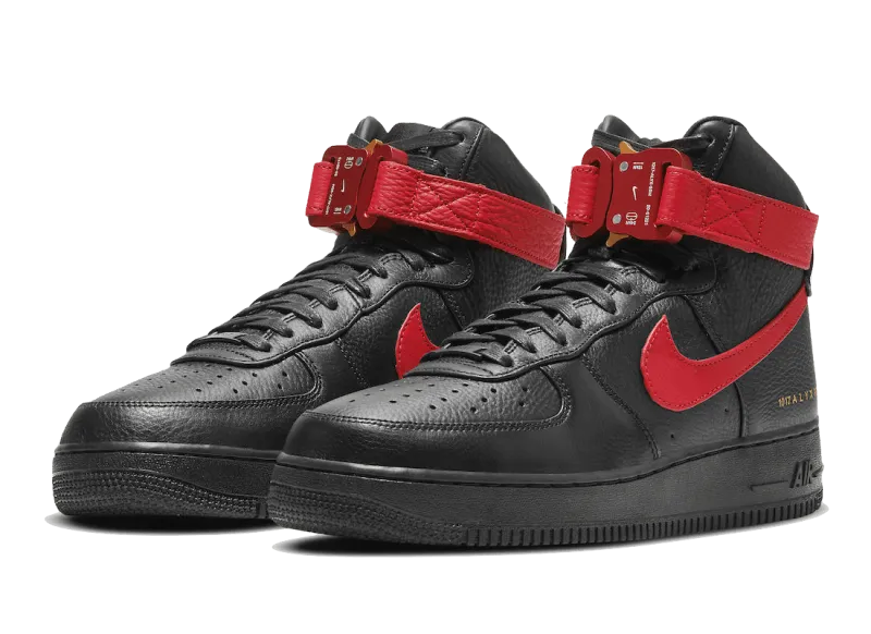 Nike Air Force 1 High Alyx Black University Red