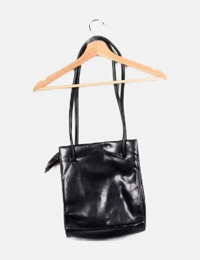NoName Bolso rígido negro asas largas