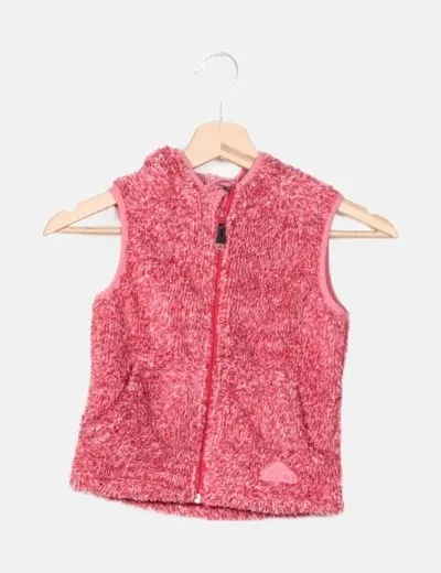 NoName Chaleco rosa pelo sintético