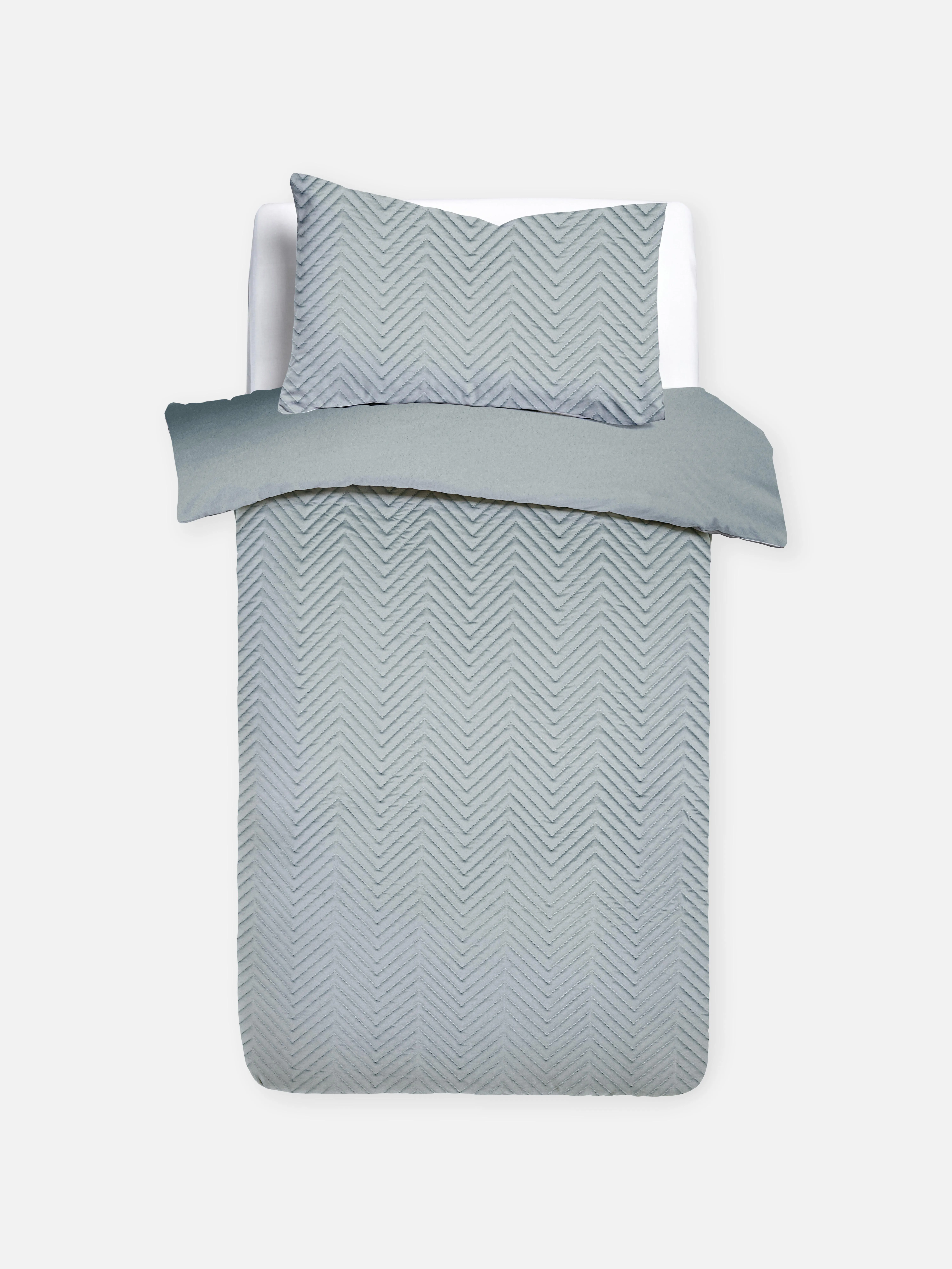 Nórdico reversible con textura para cama individual