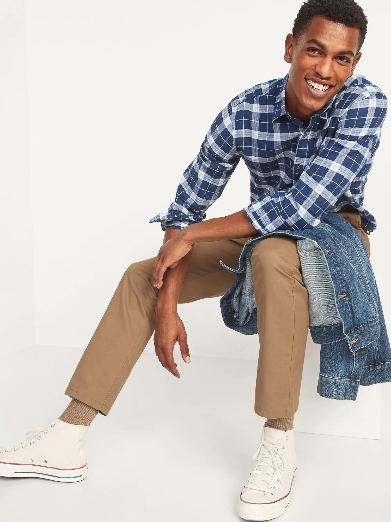 OLD NAVY PANTALÓN CHINO STRAIGHT HOMBRE