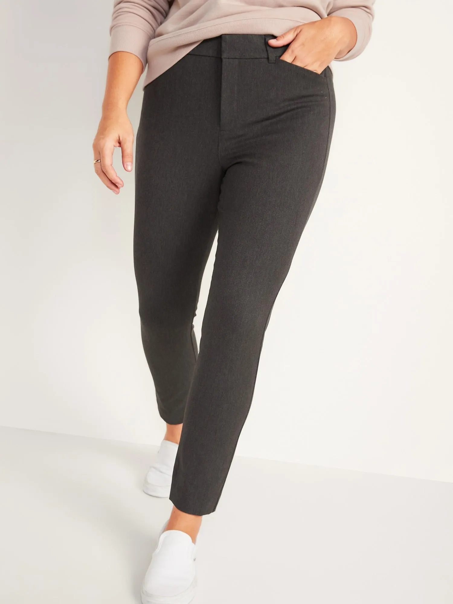 OLD NAVY PANTALÓN PIXIE TIRO ALTO MUJER
