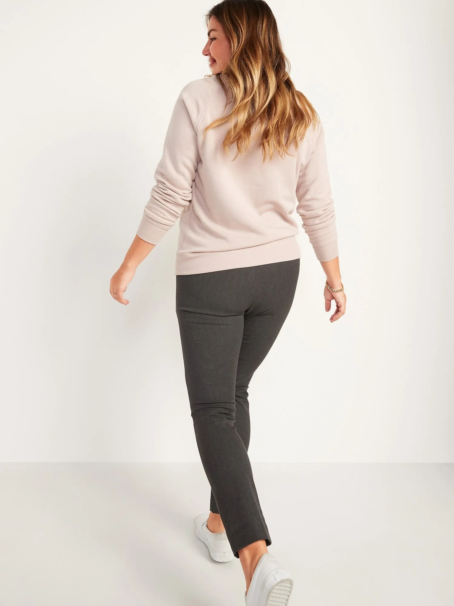 OLD NAVY PANTALÓN PIXIE TIRO ALTO MUJER