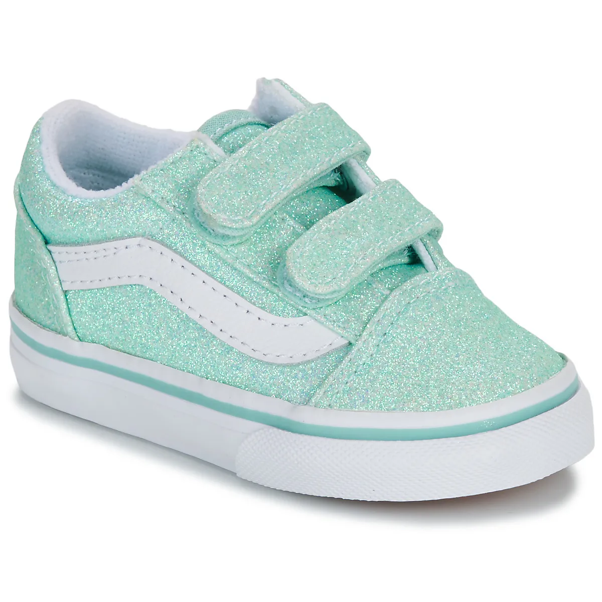 Old Skool V GLITTER PASTEL BLUE