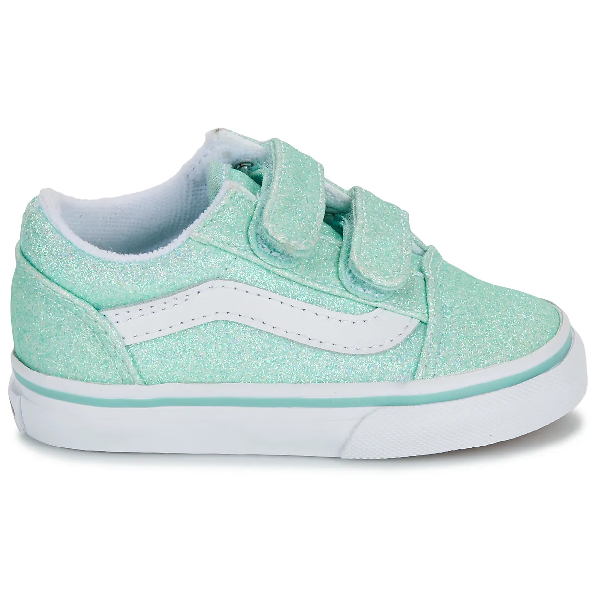 Old Skool V GLITTER PASTEL BLUE