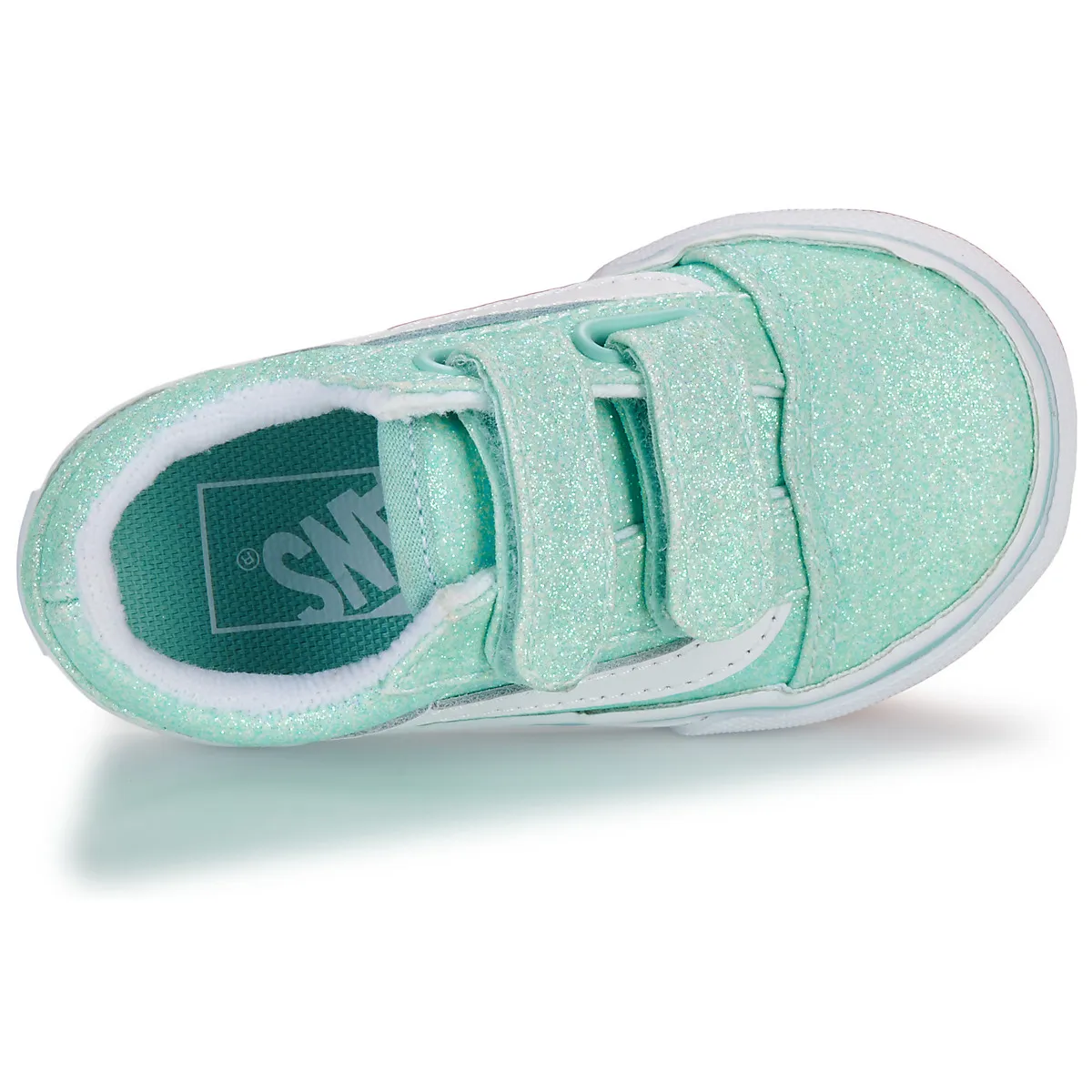 Old Skool V GLITTER PASTEL BLUE