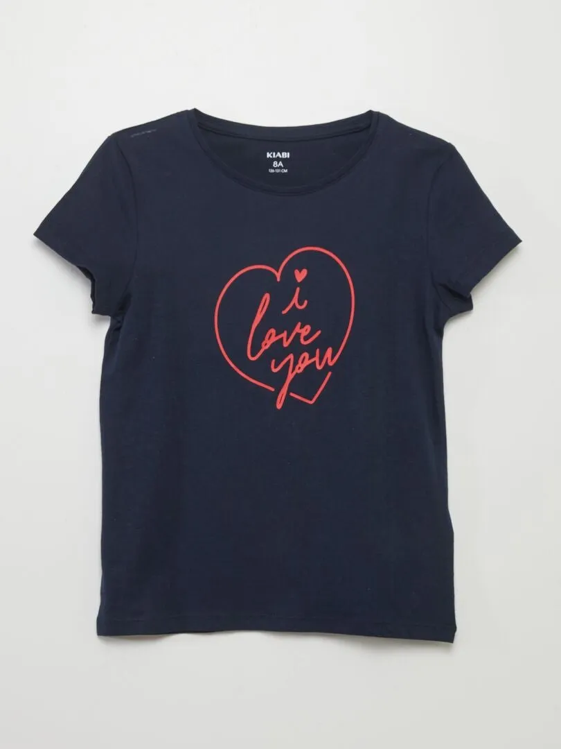 PACK DE 2 CAMISETAS ESTAMPADAS  3 PIEZAS  AZUL