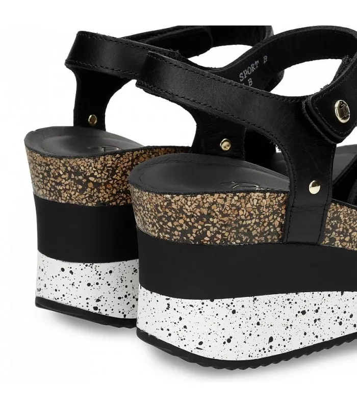 PANAMA JACK Nica Sport Negro Napa