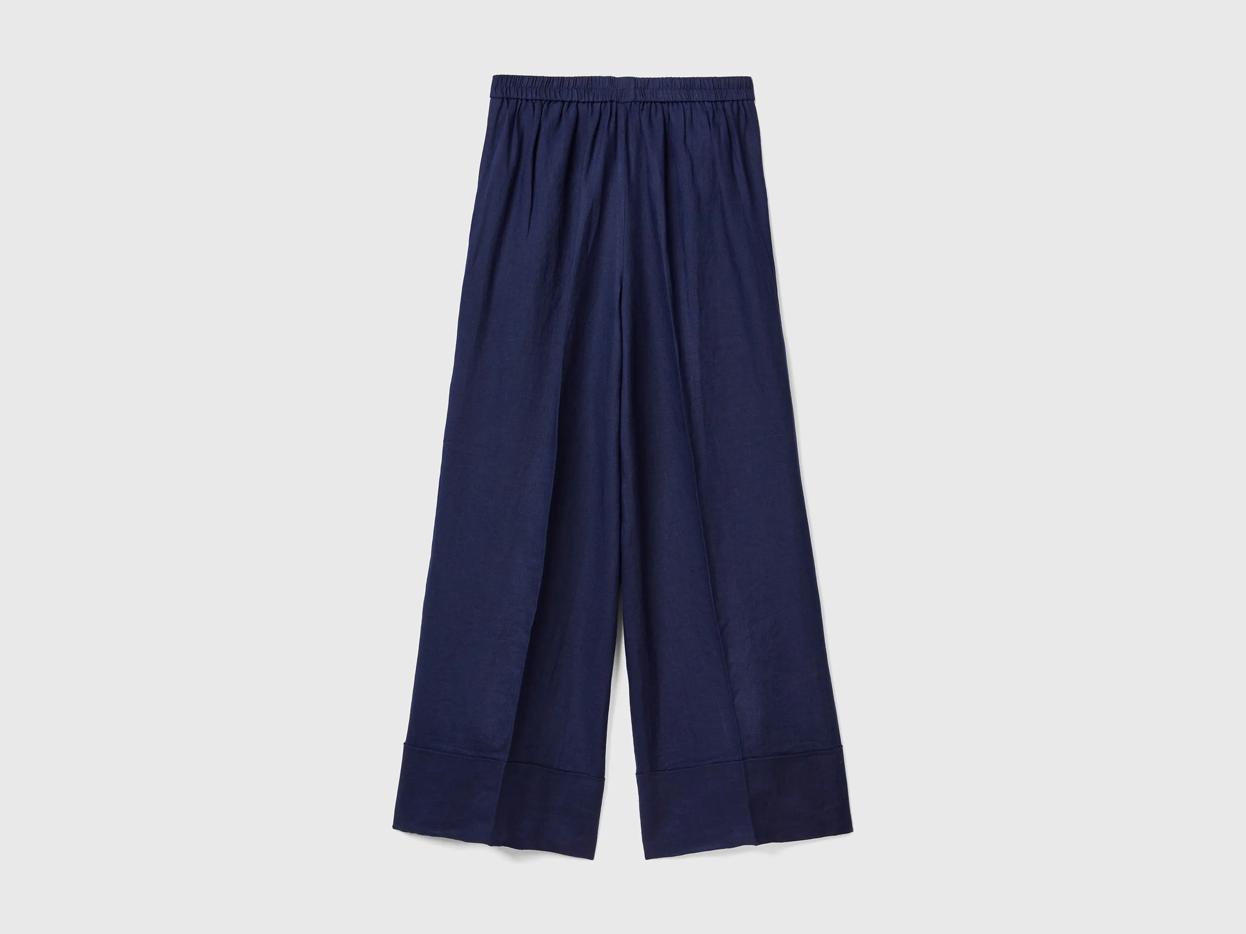 Pantalón palazzo de 100 % lino