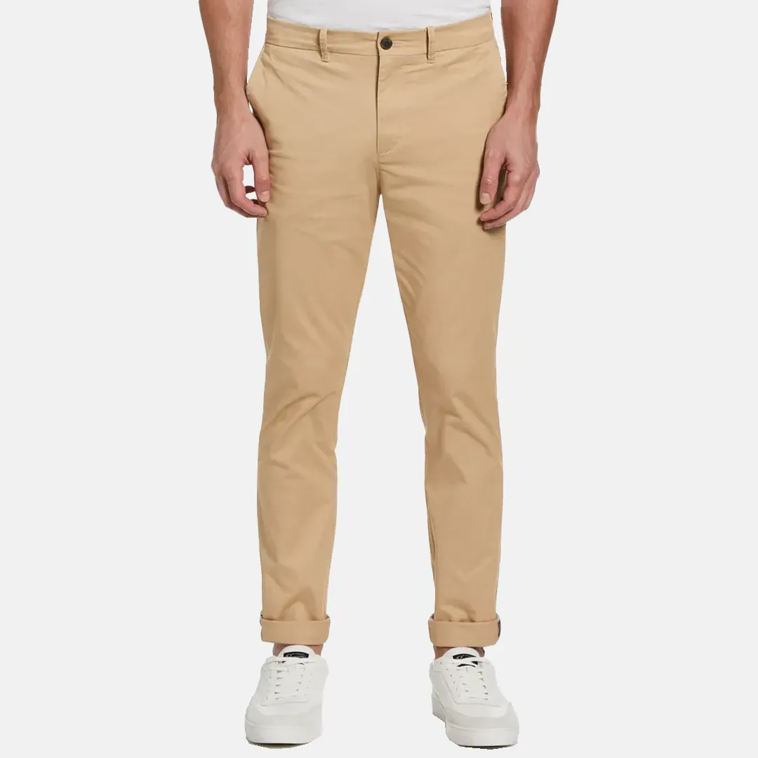 Pantalon Basico Liso Twill Chino Khaki