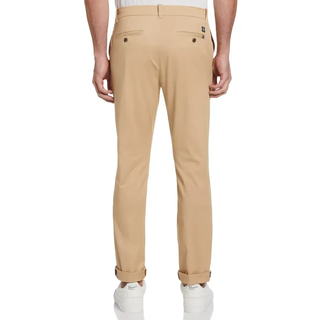 Pantalon Basico Liso Twill Chino Khaki