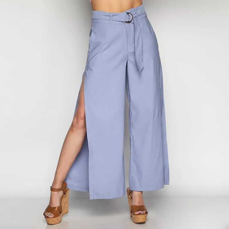 Pantalon Gold Wide Leg Twill