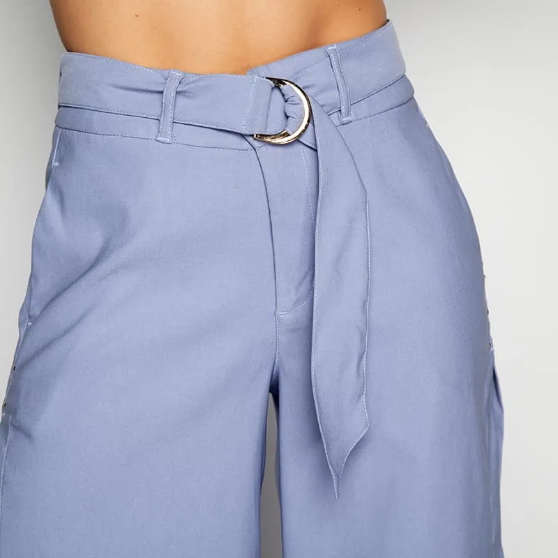 Pantalon Gold Wide Leg Twill