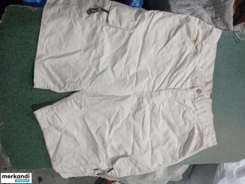 Pantalones cortos clasificados Mezcla de ropa para hombres y mujeres de grado 1 (A) al por mayor por peso