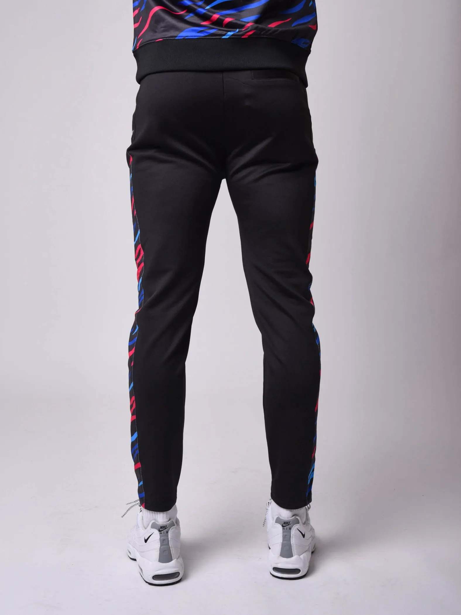 Pantalón de chándal con canesú lateral con motivos de sabana