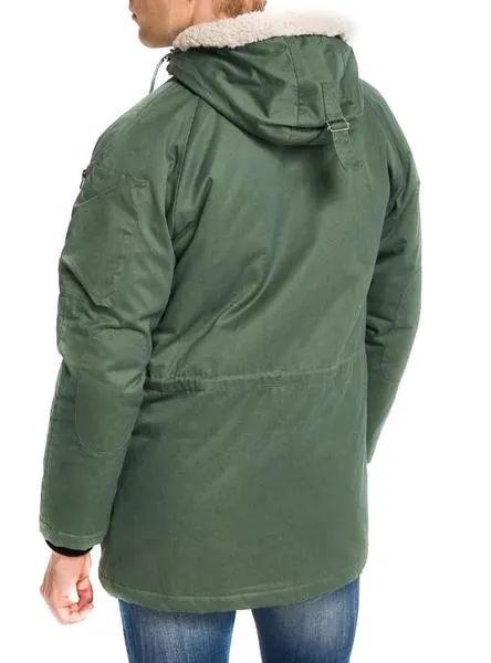 parka altonadock verde para hombre