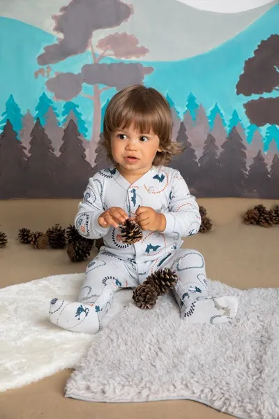 Pelele de animalitos para bebé colección Fox