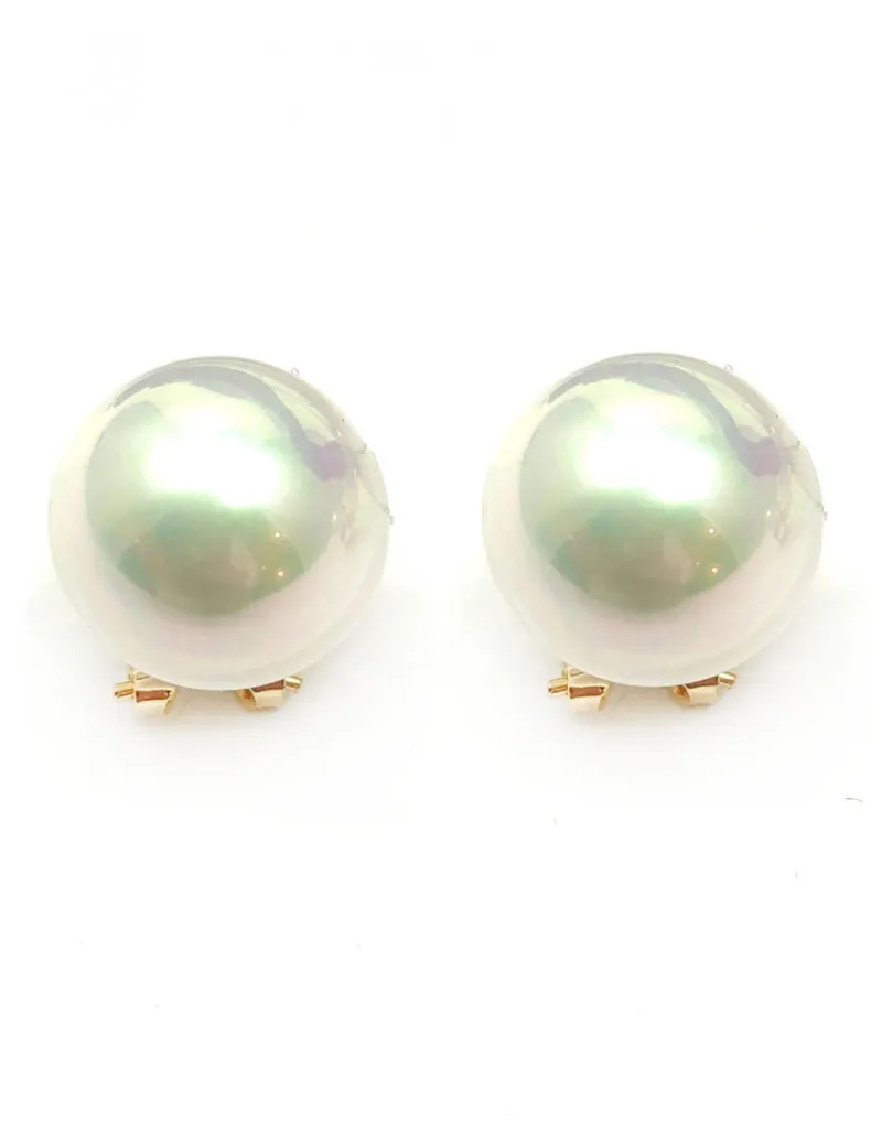PENDIENTES DE PERLAS CON CIERRE OMEGA DISEÑOS JOYERIA CLASICA