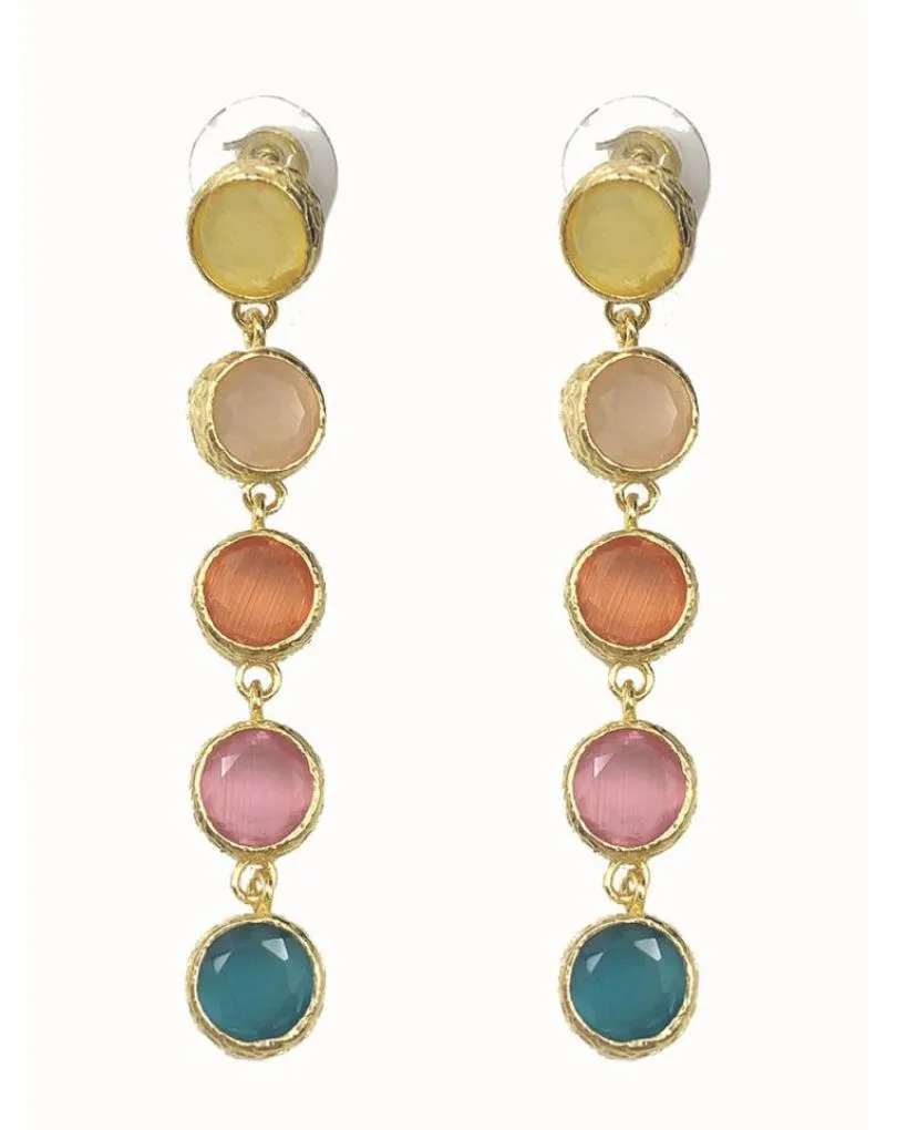 PENDIENTES LARGOS DE BODA CON PEDRERIA DE MODA Y TENDENCIA