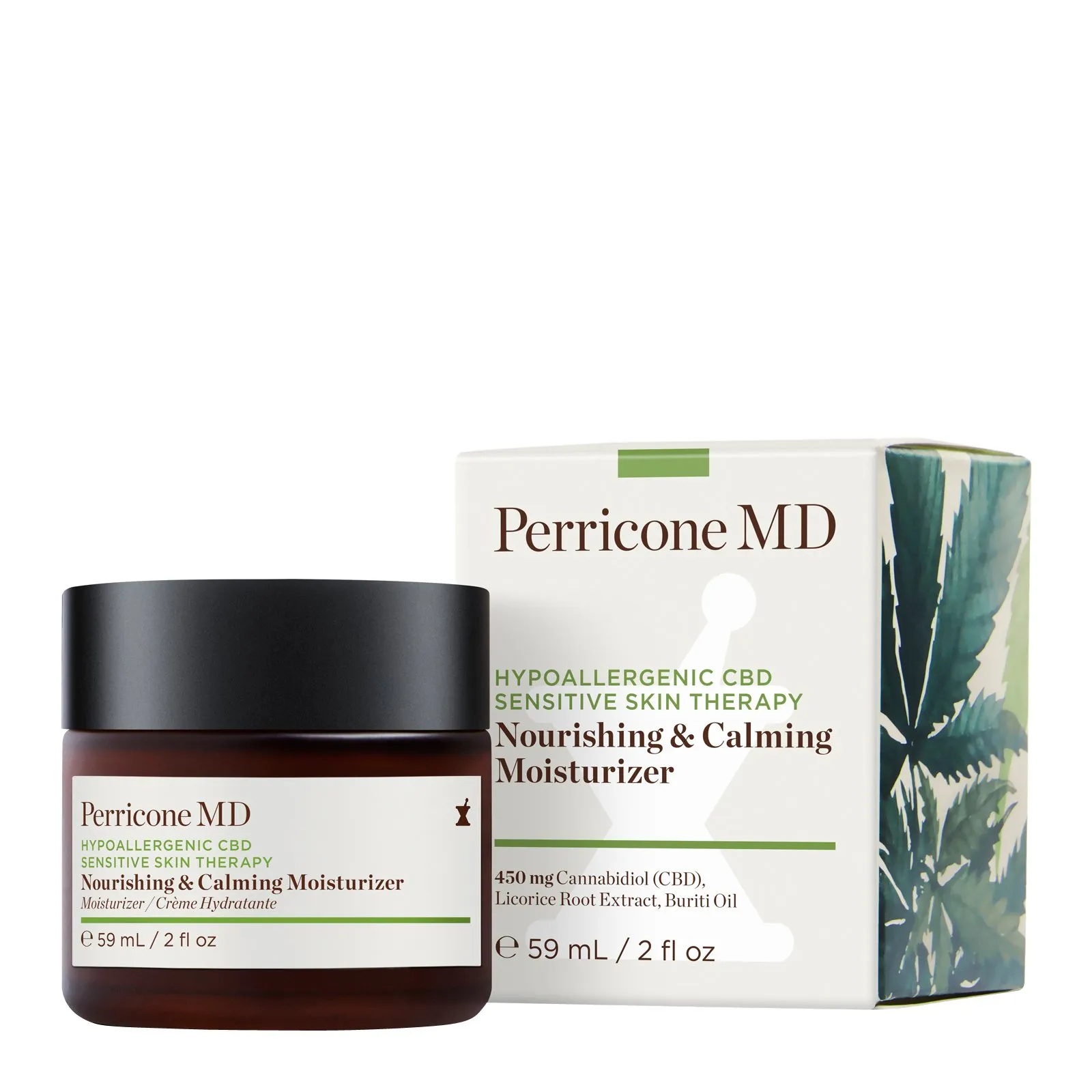 PERRICONE MD Hypoallergenic CBD Sensitive Skin Therapy Nourishing  Calming Moisturizer