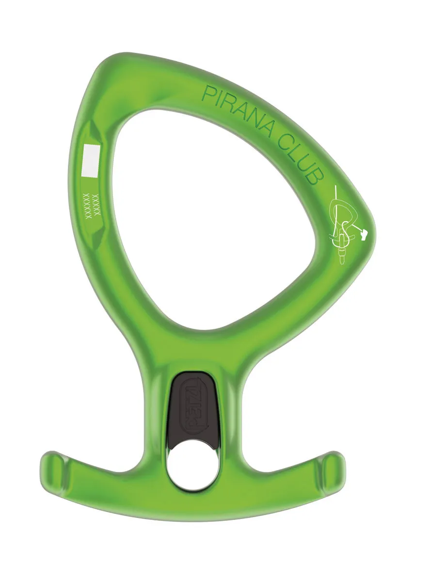 PETZL PIRANA CLUB DESCENSOR GREEN