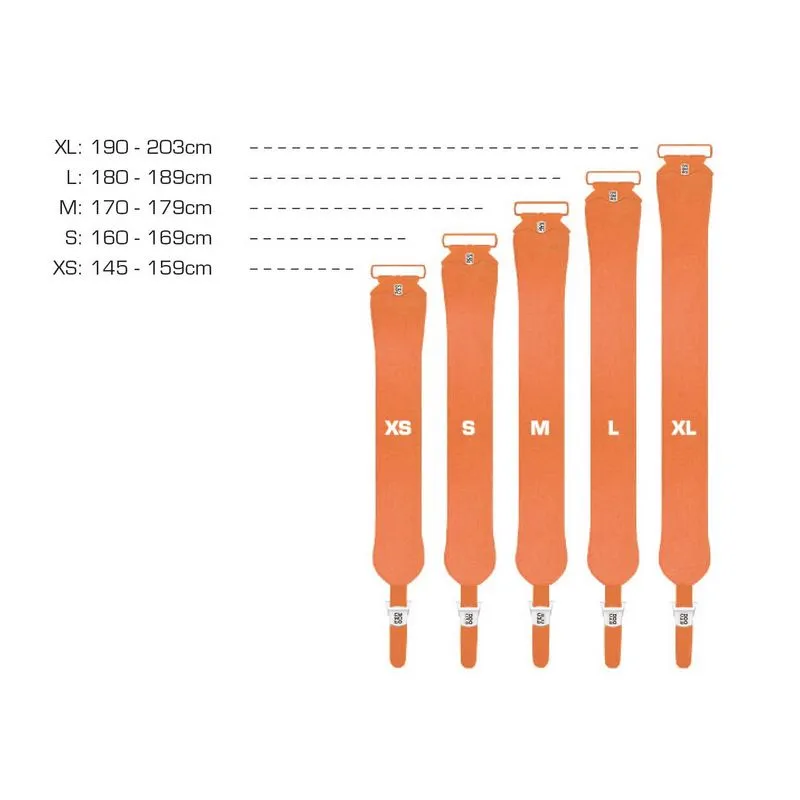 Pieles de esquí de travesía Pomoca Free 2.0 ready2climb 123mm v2 (Naranja)