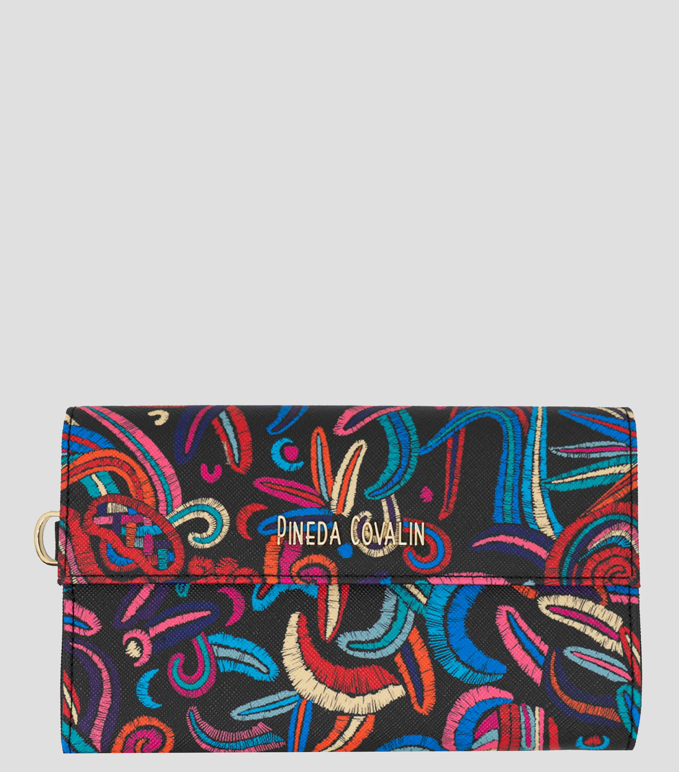 Pineda Covalin Bolso wristlet multicolor Quetzalcóatl Mujer