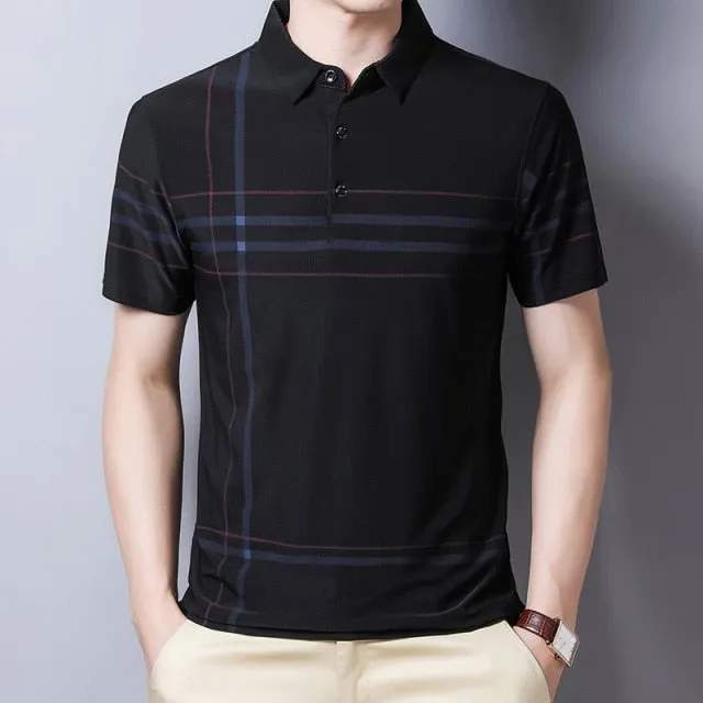 Polo Clásico De Manga Corta Para Hombre