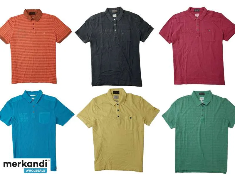 Polo de manga larga para hombre camel