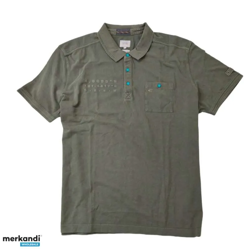 Polo de manga larga para hombre camel