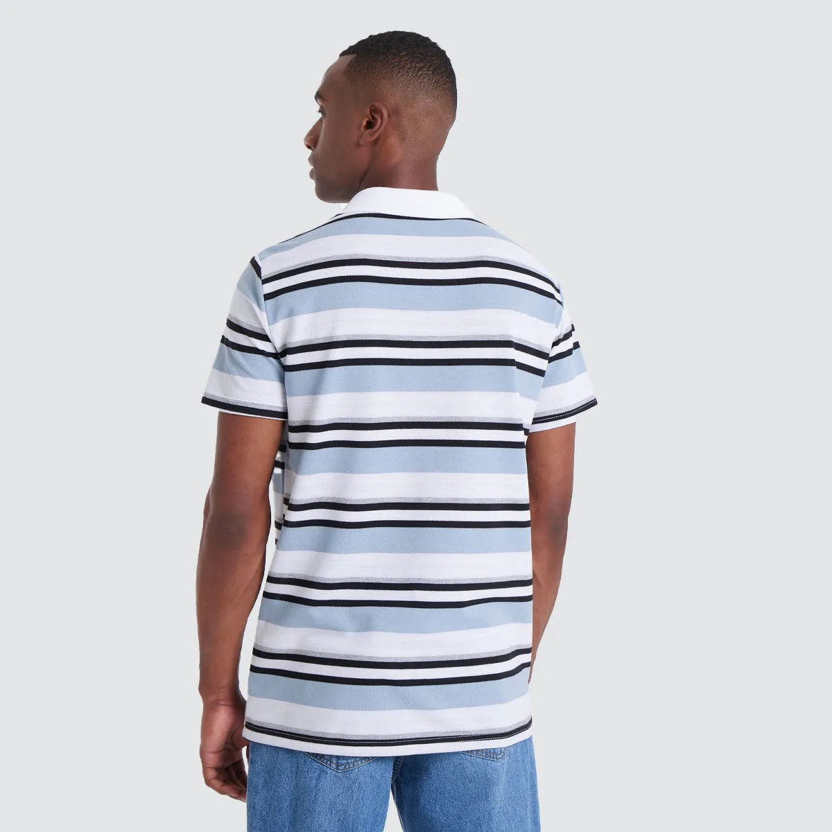 Polo Para Hombre Con Lineas