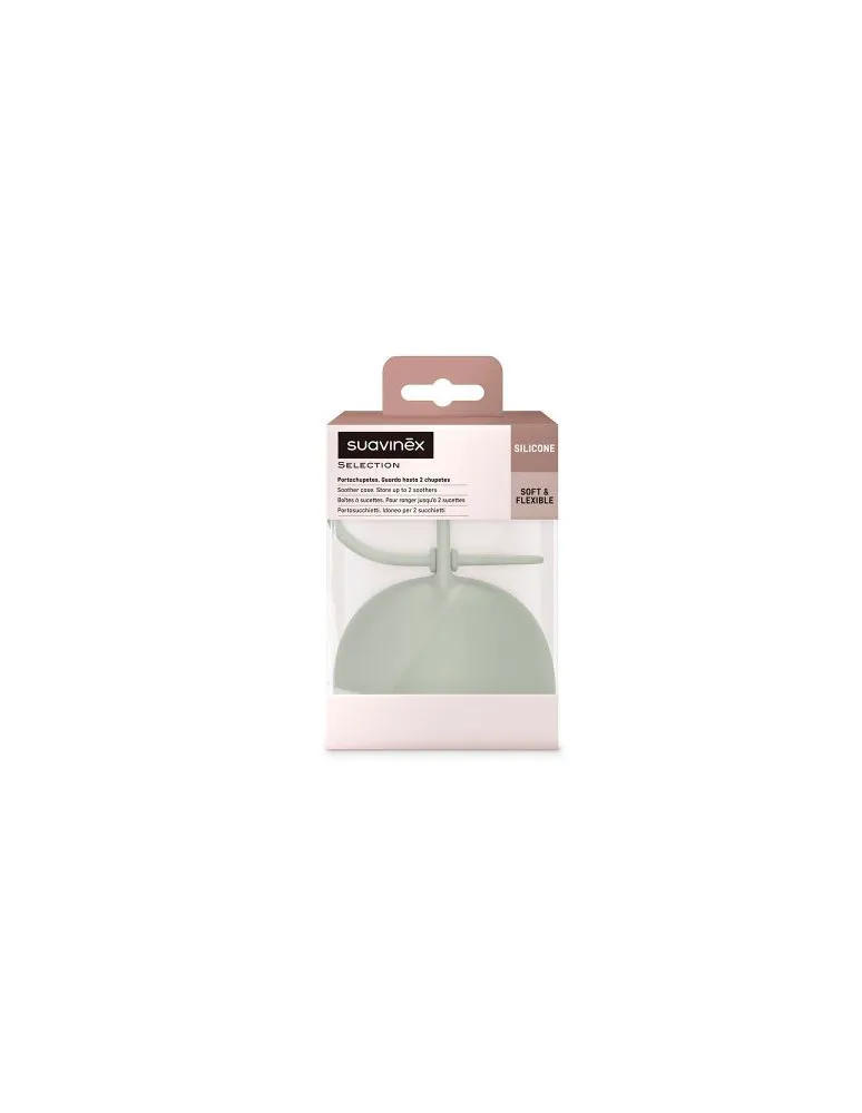 PORTACHUPETES SILICONA VERDE SUAVINEX