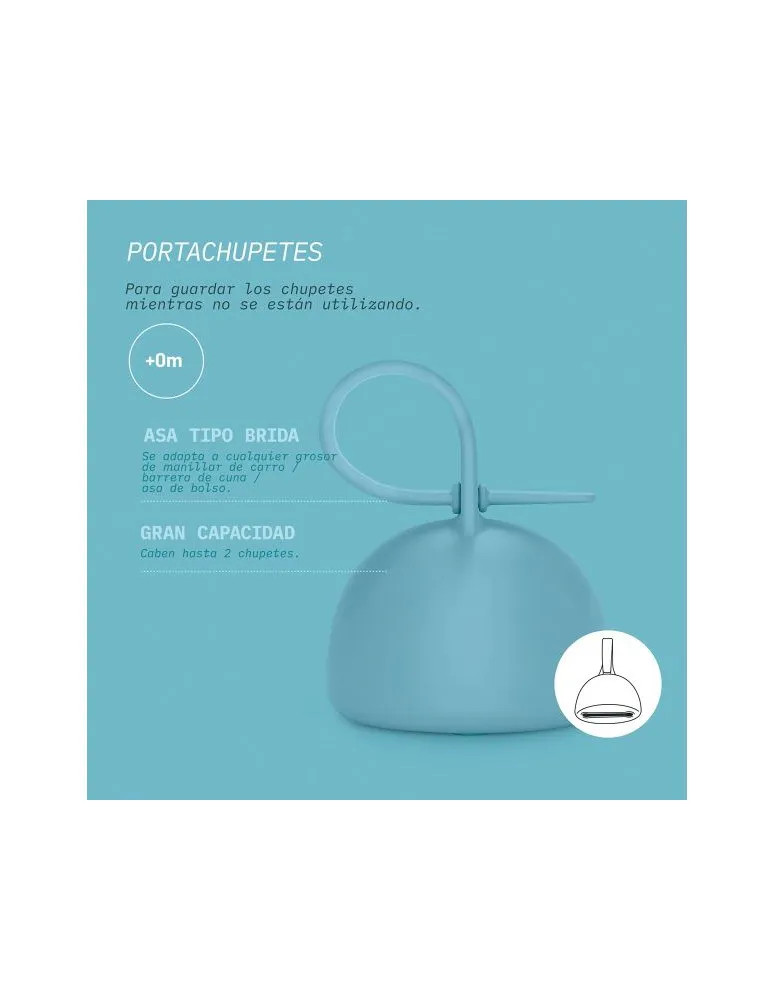 PORTACHUPETES SILICONA VERDE SUAVINEX
