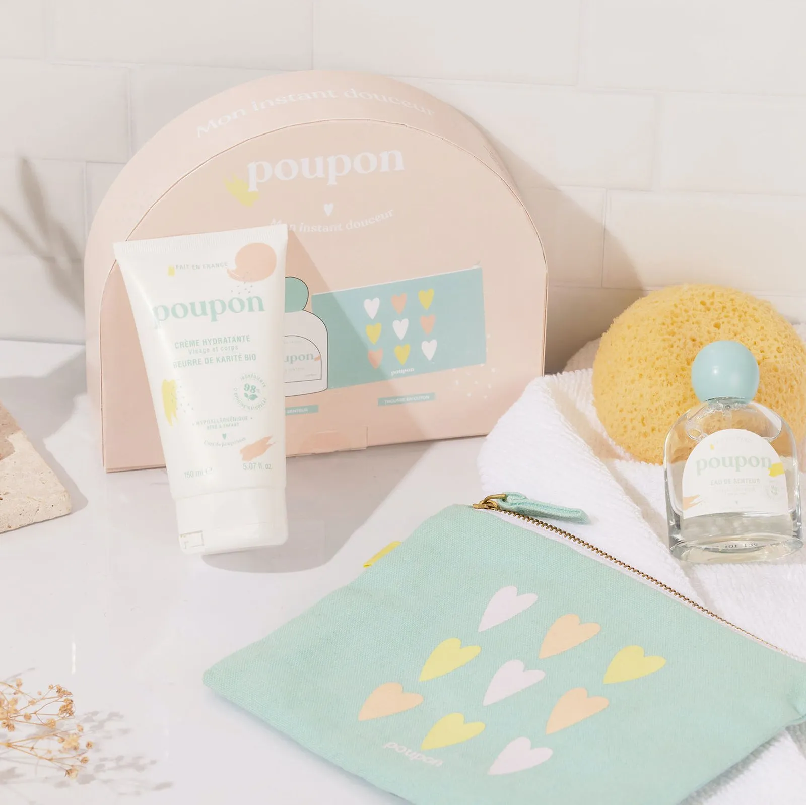 POUPON Estuche regalo Instant douceur, bebés y niños