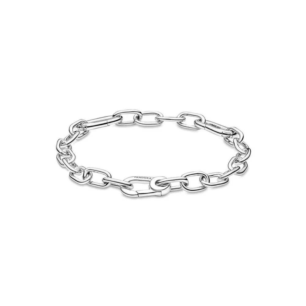 Pulsera Cadena de Eslabones con Cierre de Mosquetón