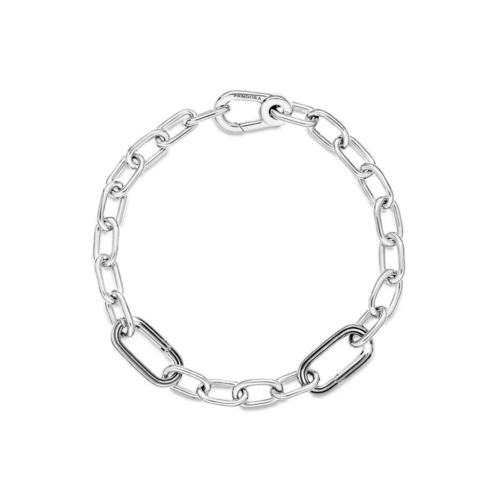 Pulsera Cadena de Eslabones con Cierre de Mosquetón