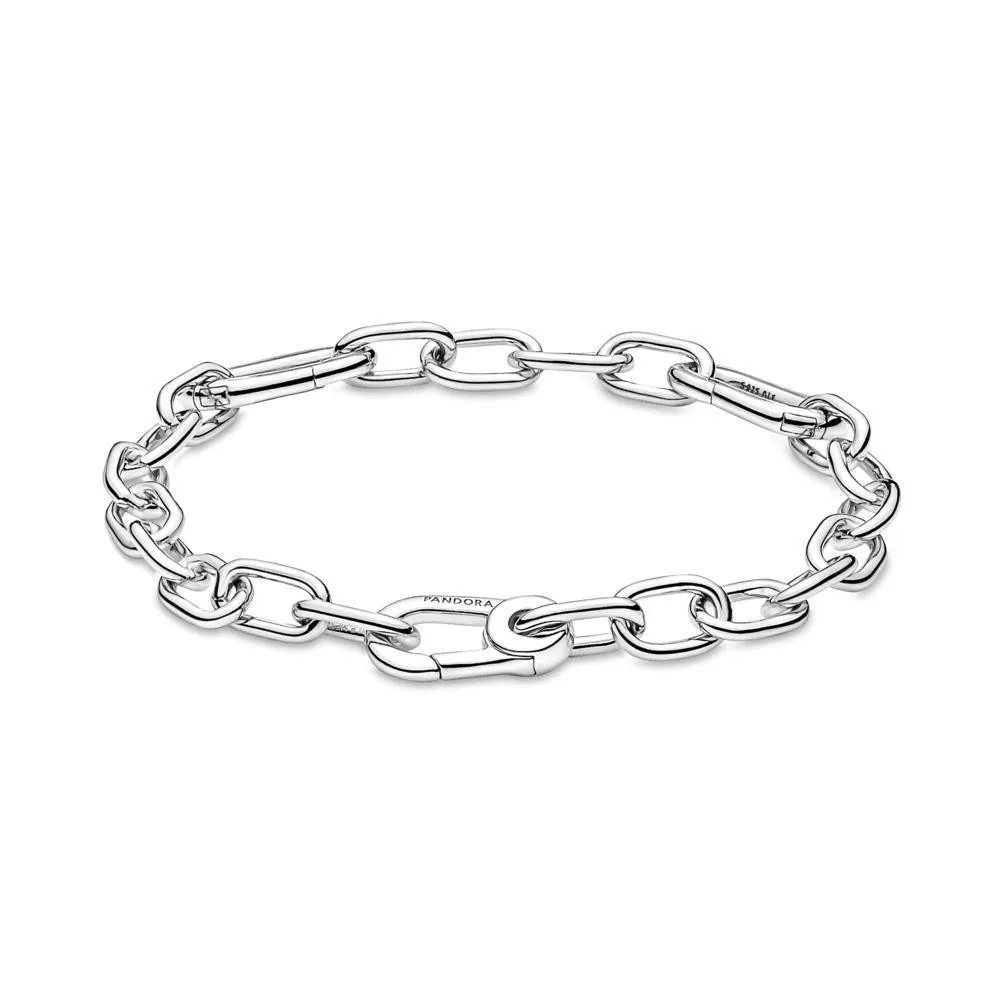 Pulsera Cadena de Eslabones con Cierre de Mosquetón