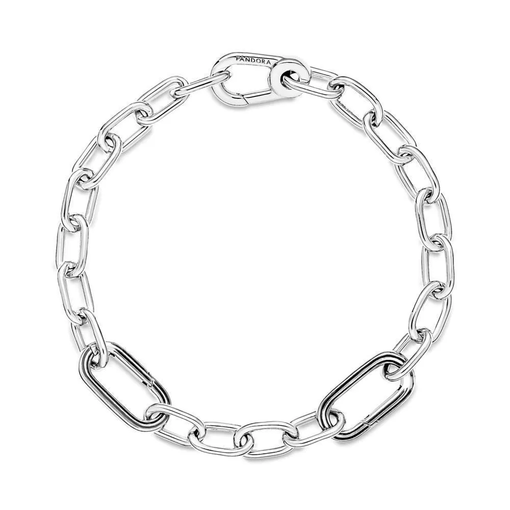 Pulsera Cadena de Eslabones con Cierre de Mosquetón