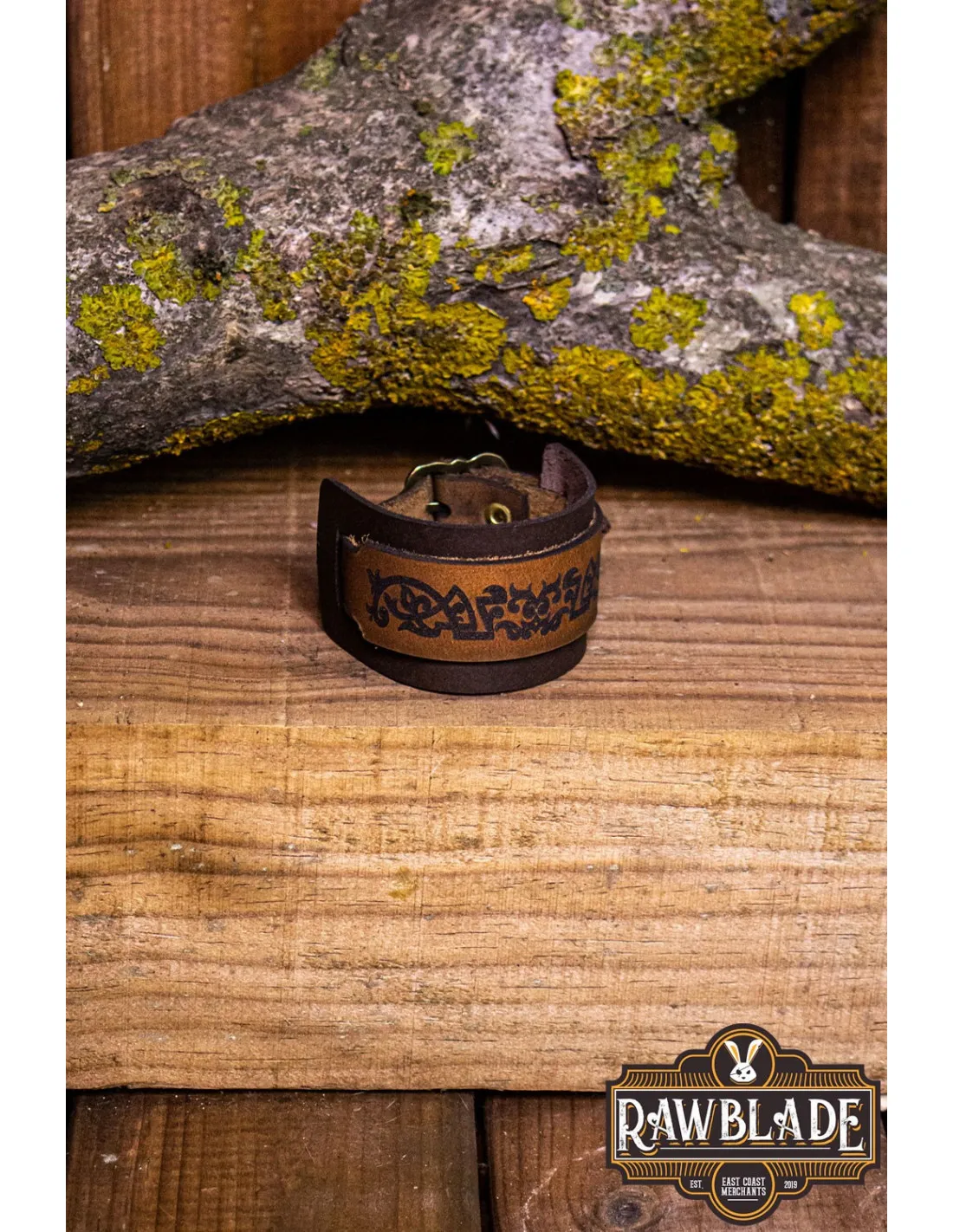 Pulsera de cuero Miriel para nobles y elfos