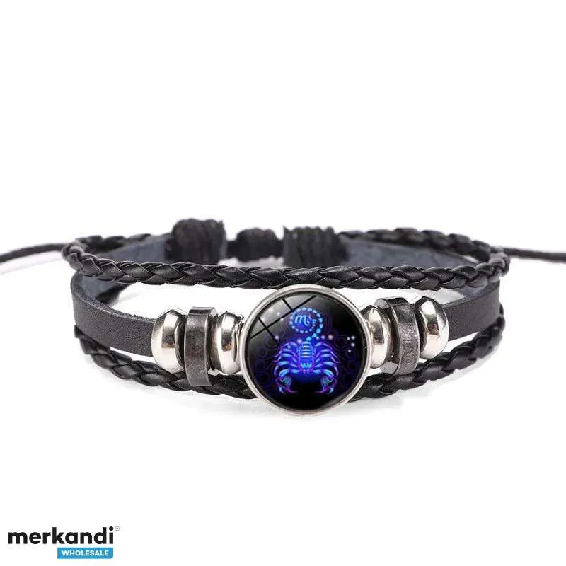 Pulsera del zodiaco para hombre, Escorpio